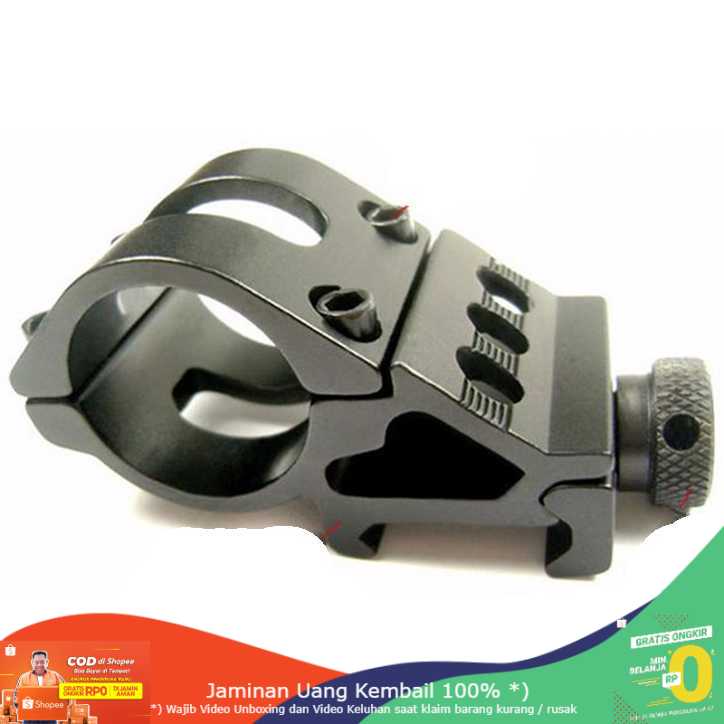 (BISA COD) RVOSTR Gun Mount Senter 25.4mm - HS-FM001