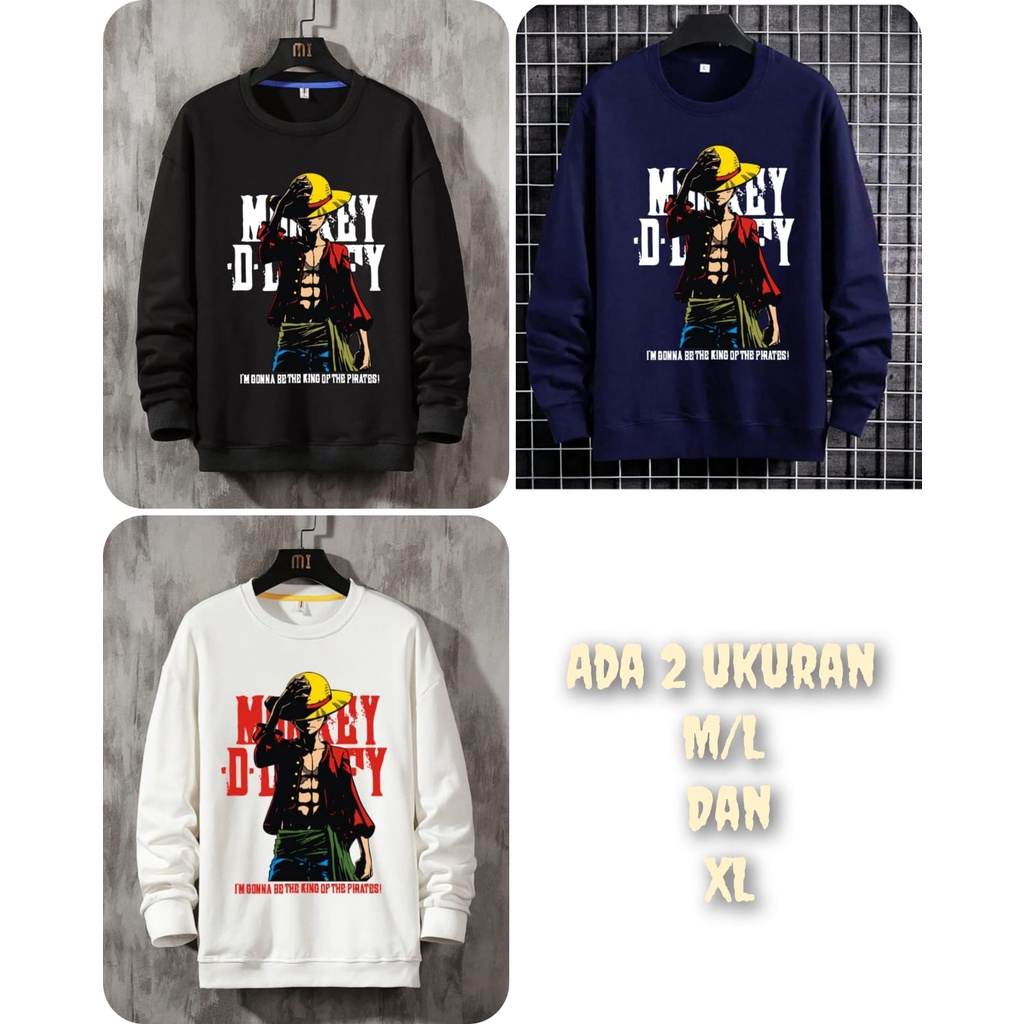 Baju Sweater pirate / atasan pria / baju kekinian / baju lebaran -mukzhop