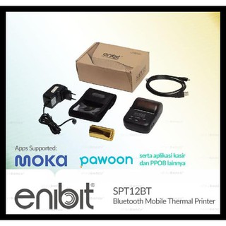 Jual Printer Kasir Bluetooth Android Enibit Setara P M Thermal Moka Pawoon Shopee Indonesia