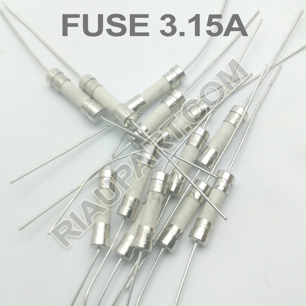 FUSE - SEKRING -  KERAMIK 3.15A 250Volt SOLDER