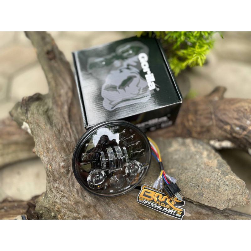 DAYMAKER LAMPU DAYMAKER 16 LED GORILLA DAYMAKER 16 LED 5.75 INCH PNP CB GL MEGAPRO TIGER VESPA IMPOR