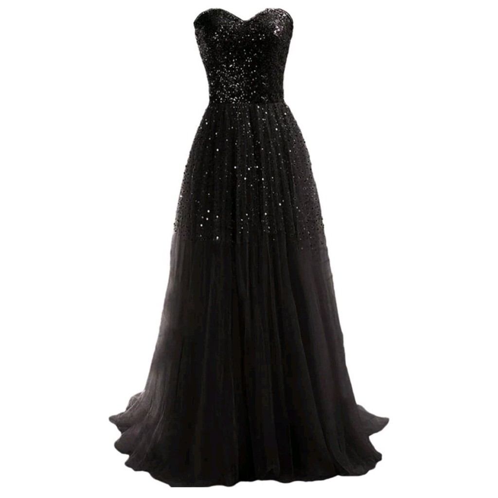 dress hitam menawan  Murah