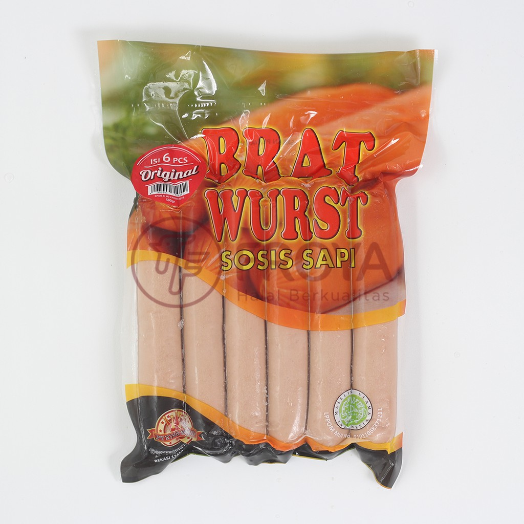 Jual Sosis Sapi Bratwurst Varian Original Isi 6 Butir Shopee Indonesia