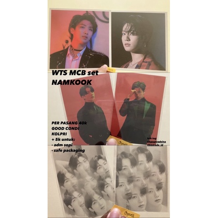 MCB MOTS Concept Book Clue Square Photo Poster member set Namkook Namjoon RM Jungkook