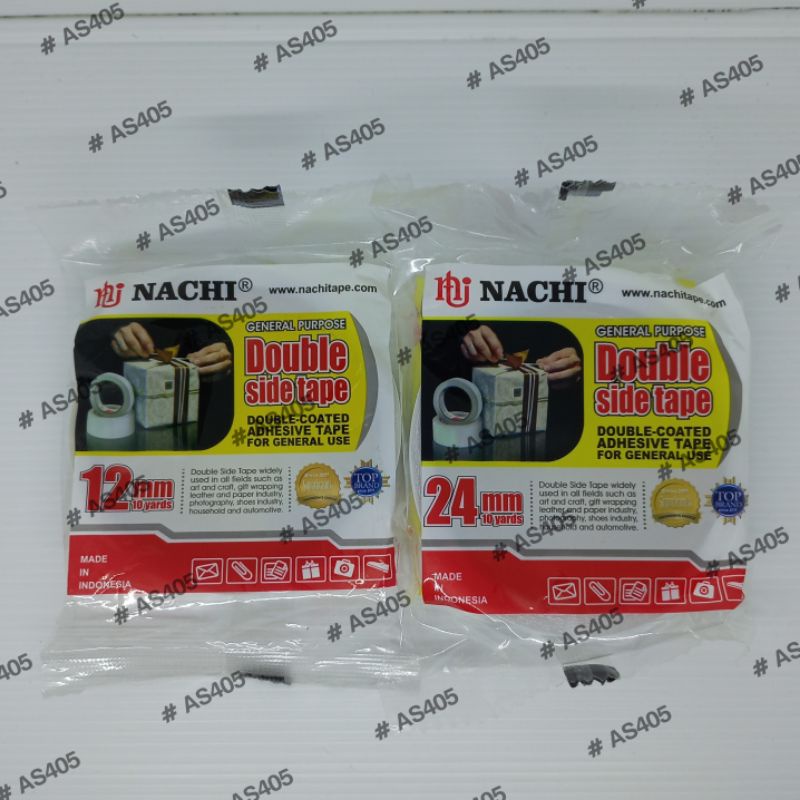 

Double Tape Isolasi Bolak Balik Nachi Kecil dan Tanggung