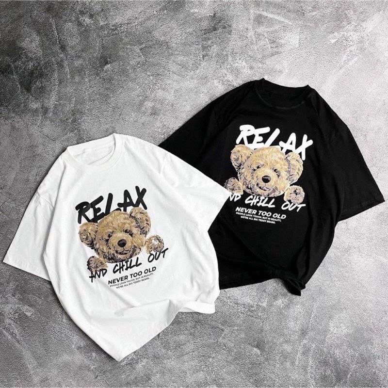 Kaos oversize /kaos wanita / kaos relax bear/ baju oversize
