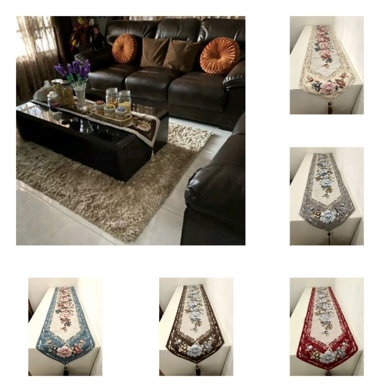 

TAPLAK CLOHT BELGIA LUKIS VINTAGE 35X150 CM IMPORT