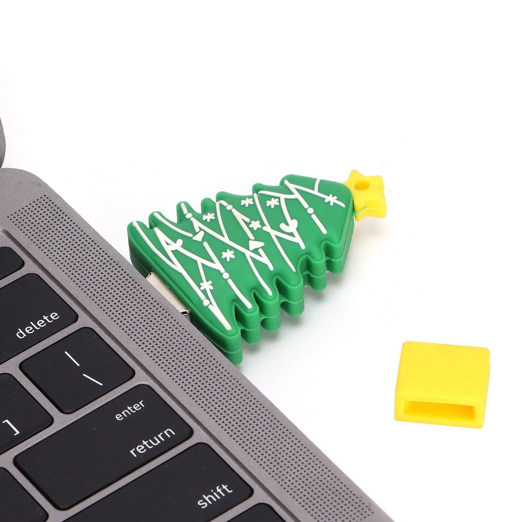 Flashdisk USB2.01GB 32 16 8GB 64GB 128GB Flashdisk Perangkat Penyimpanan Memory Stick U Disko Lucu Kartun Pohon