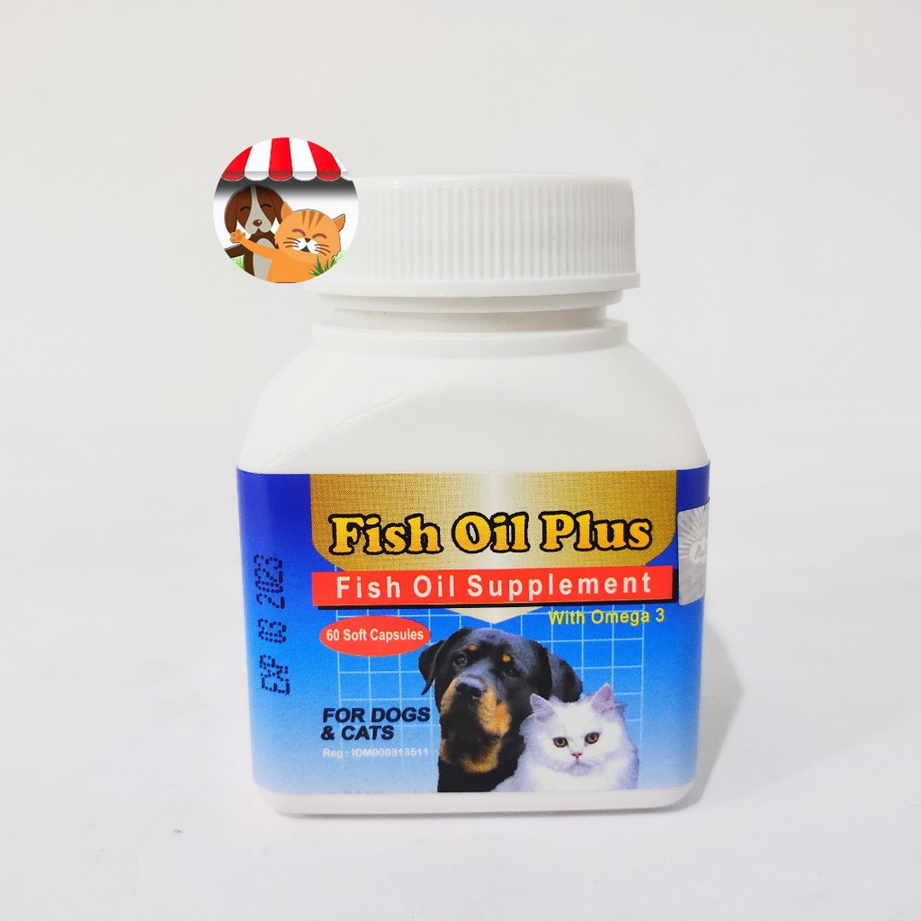 Suplemen Minyak Ikan_Raid All Fish Oil Plus Dog &amp; Cat_60 kapsul