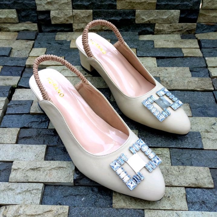 Murano Amanda Cream Special Edition Sepatu Big Size Jumbo 41-46