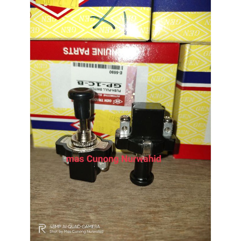 Jual Switch Tarik Universal saklar tarik 1kali ( Push Pull Switch ...