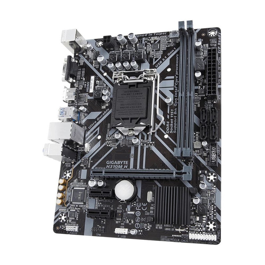 Motherboard Gigabyte H310M-H (LGA1151, H310, DDR4, USB3.1, SATA3)