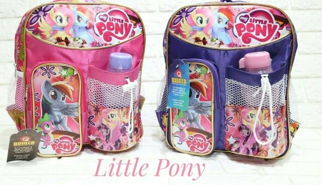 Tas sekolah anak kuda poni tas ransel harga murah tas lokal