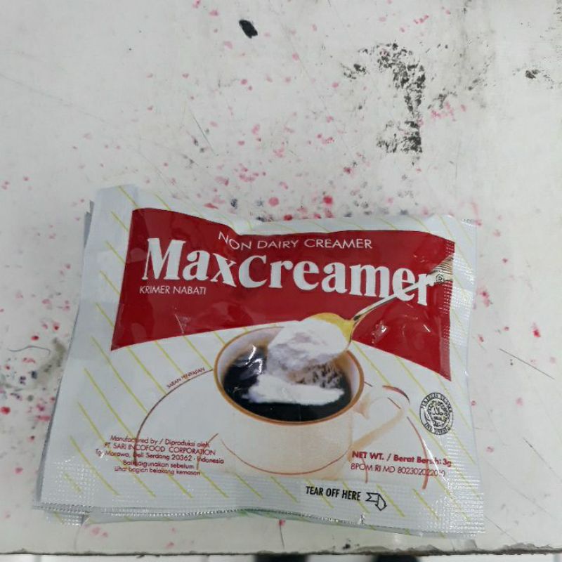 

max creamer 5x3gr