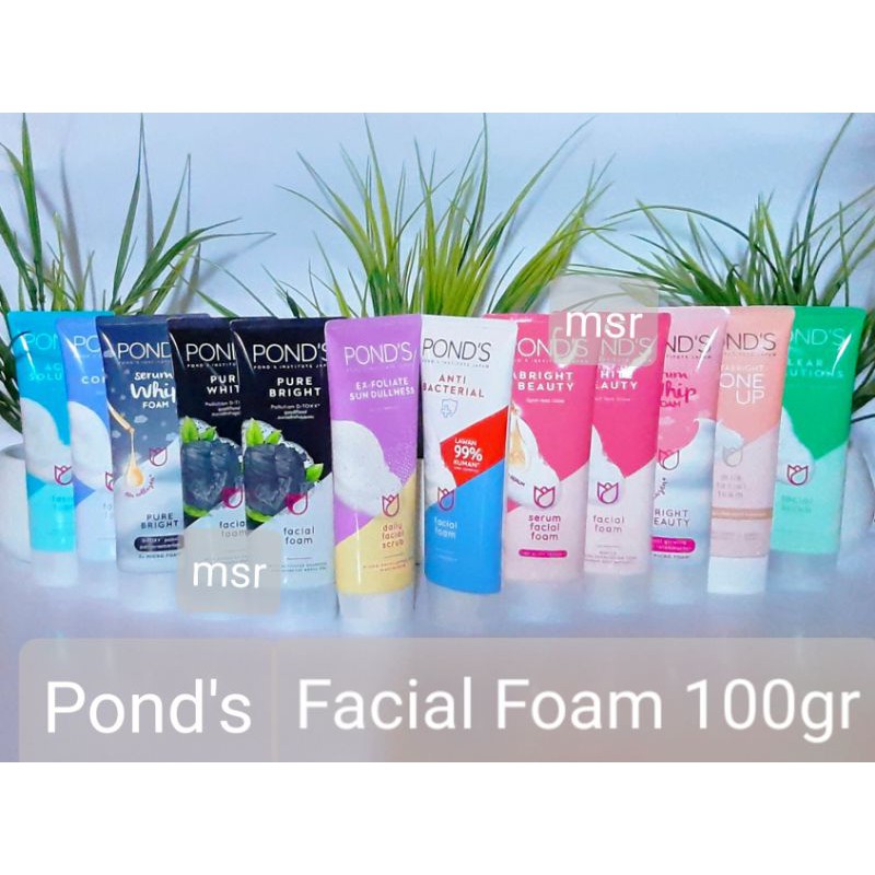 Jual Ponds 100gr Facial Foam Brigth Beauty Pure/White Beauty/Acne/Oil ...