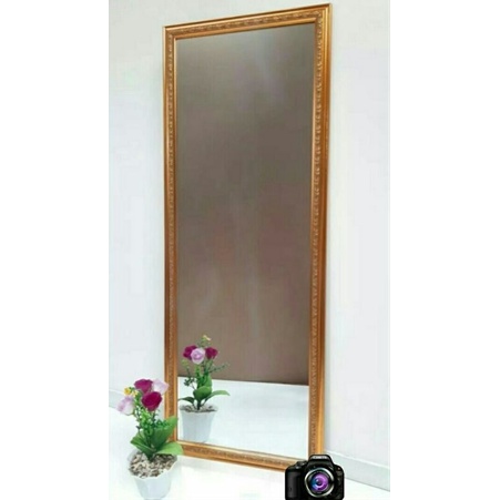 CERMIN RiAS/CERMiN DINDING(35×90)ful Body-GOLD UKIR