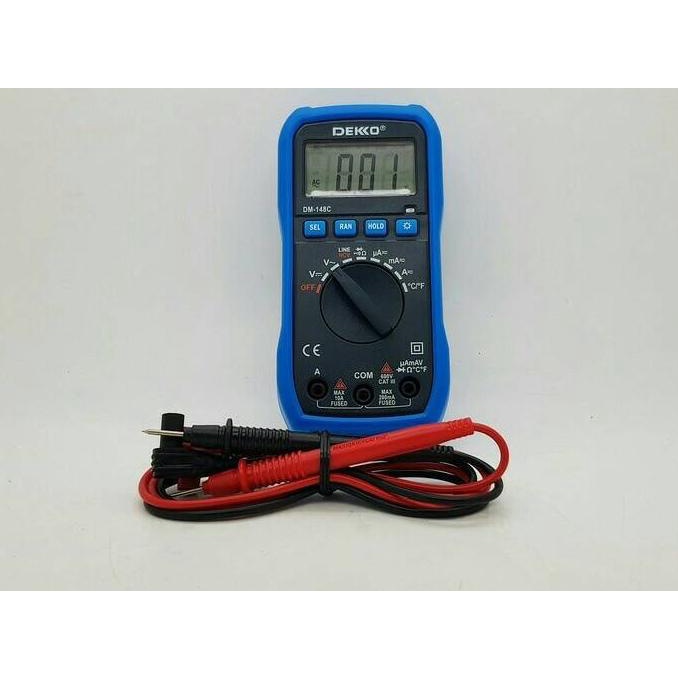 Dekko Dm-148C / Dekko Dm148C Digital Multimeter + Thermometer