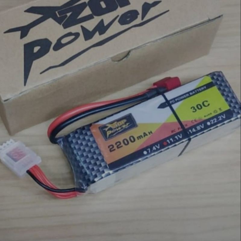 Lippo Battery ZOP Power 3S 2200mAh 30c 11.1v