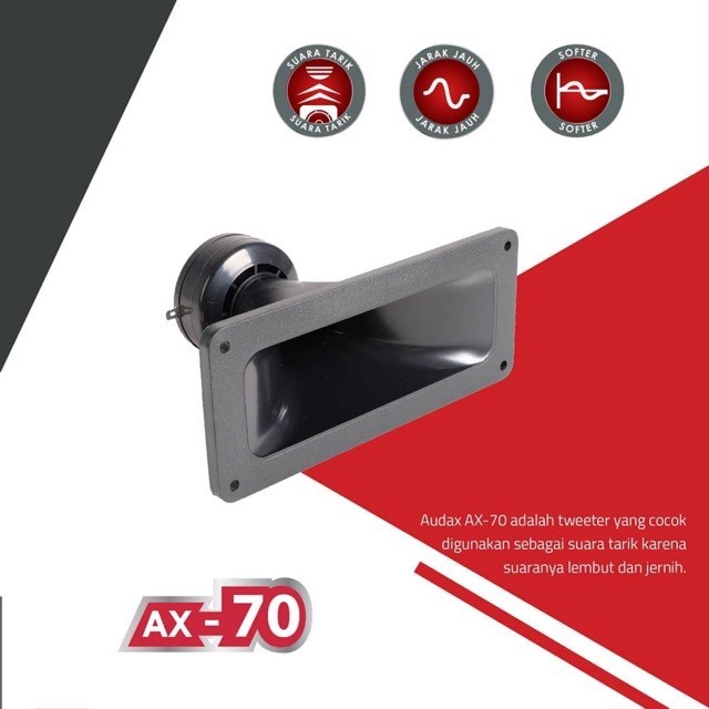 Audax AX 70 Tweeter Burung Walet AX-70