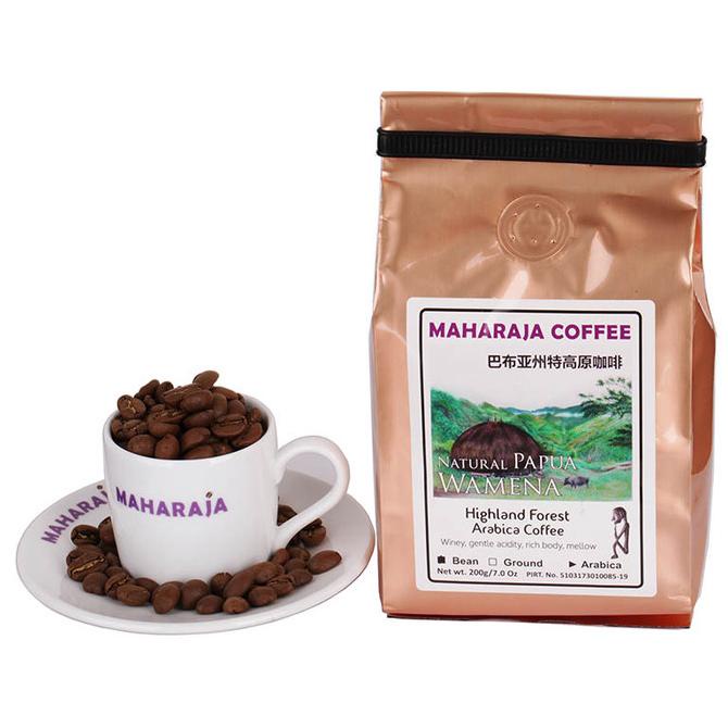 

Fresh roast Kopi sangrai Papua Wamena Arabika 200g Maharaja Coffee