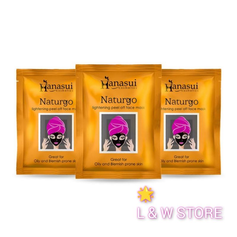 Hanasui Naturgo Mask/Masker Wajah 100% Original/BPOM