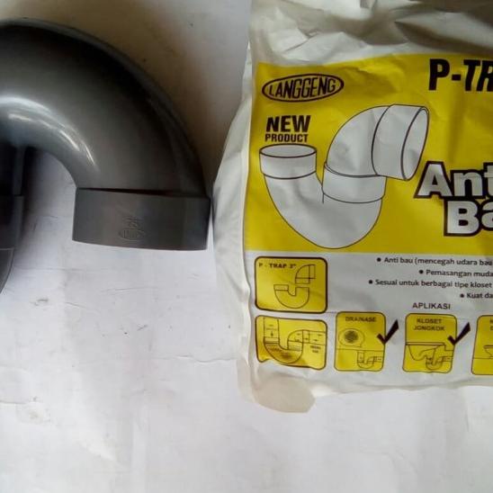 ✿ Fitting PVC Langgeng P Trap - 3 - P-Trap ✪