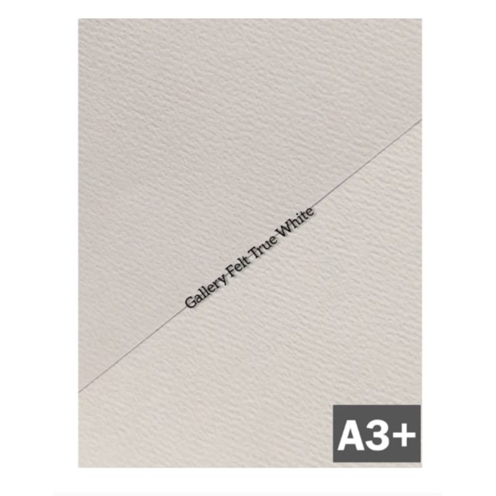 

Kertas Fancy A3+ Gallery Felt True White 250 gsm/2 lembar