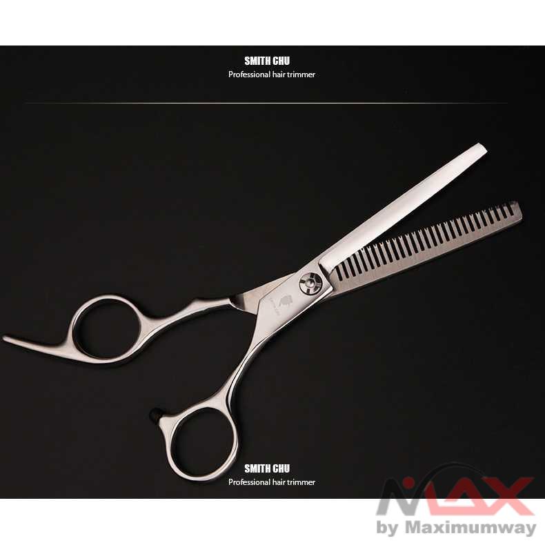 Biutte.co Set Gunting Rambut Salon dan Barbershop PROFESSIONAL Gunting Sasak dan Flat Rambut Profesional Professional Hairdressing Scissors 6 Inch Haircut Hair Cutting Salon Barber Scissors Set Thinning Shears Hairdressing Scissors