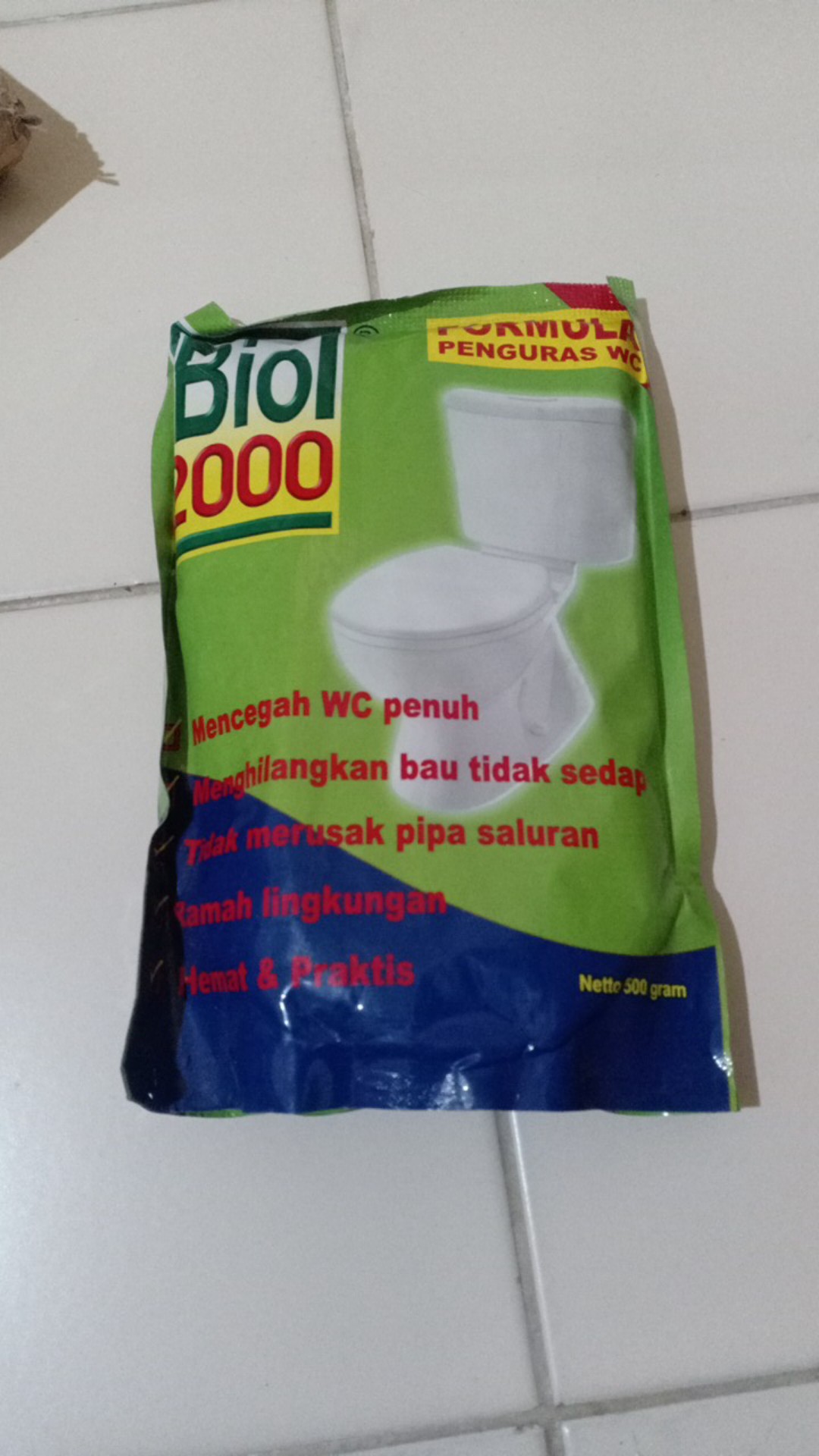 Bio 2000 1kg Bakteri Kuras Wc Tanpa Sedot Murah, Cepat Dan Praktis