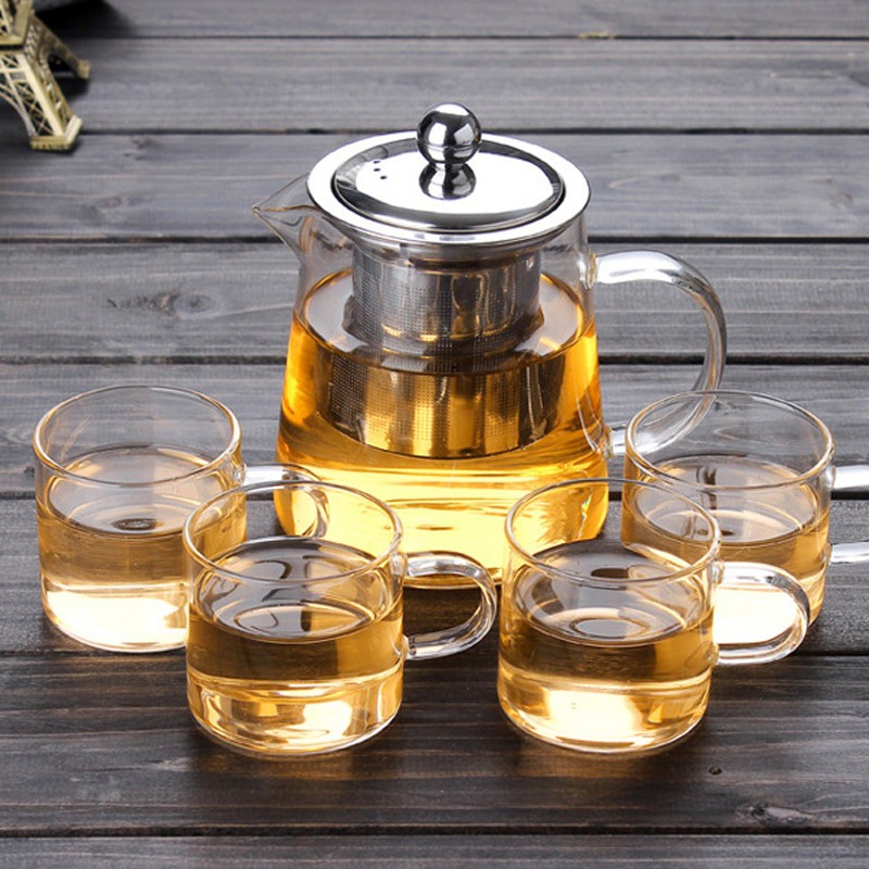 COD Teko Pitcher Teh 950ml Untuk Chinese Teapot Maker - Transparent