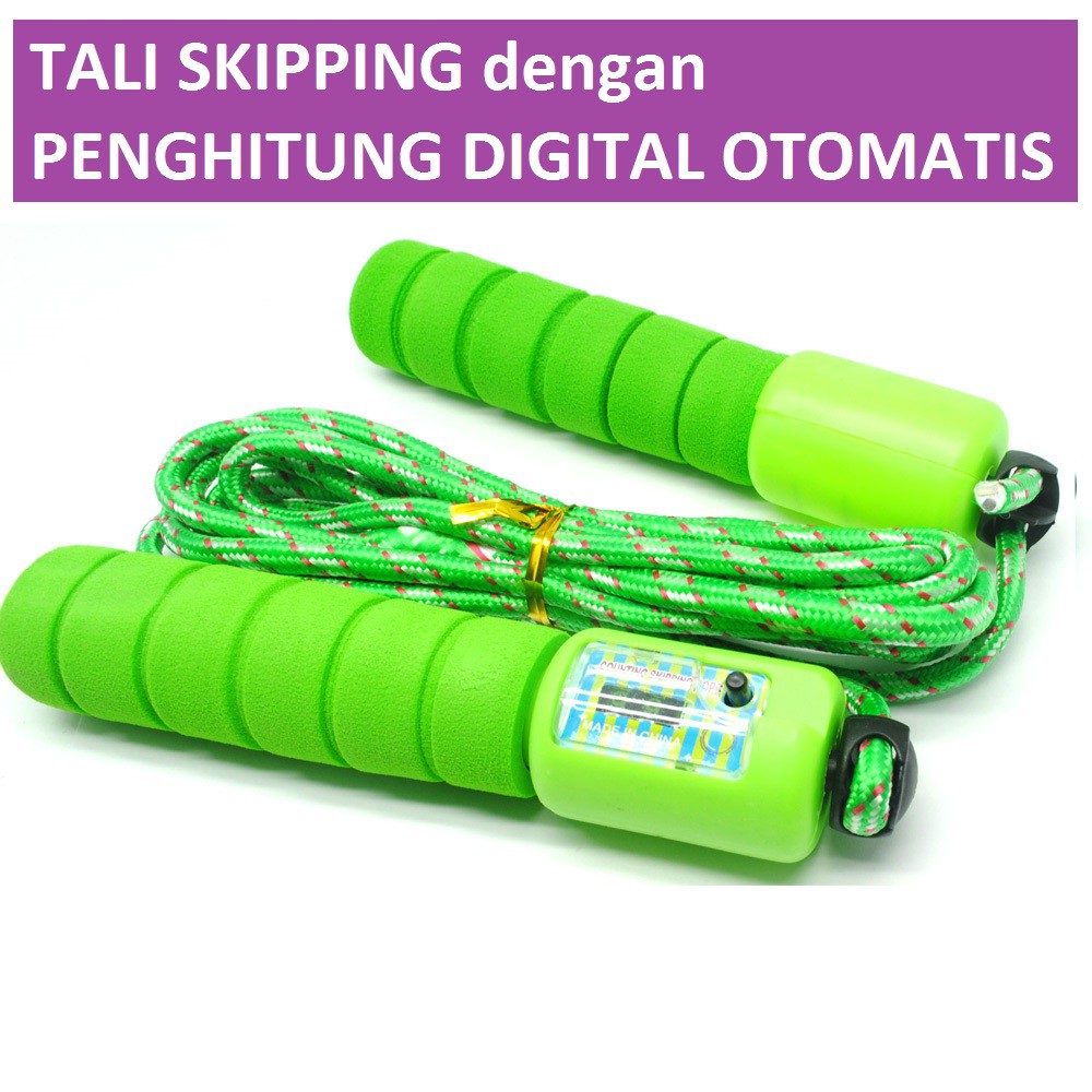 Tali Skipping dengan Penghitung Otomatis / Tali Skiping / Loncat Tali