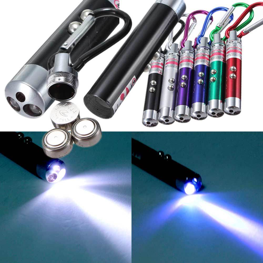 TIFAKA - LAMPU LASER / SENTER / Gantungan Pointer 3 In1