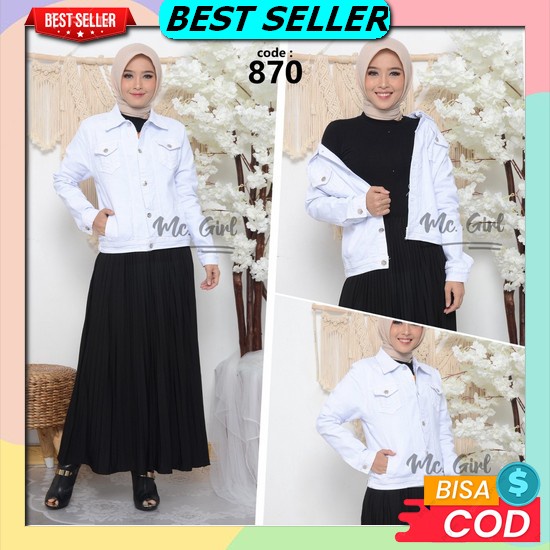 Jaket Biondy Jaket Jeans Wanita Kekinian Jaket Denim Jaket Levis Warna Cewek Terbaru 2021 Levis Keki