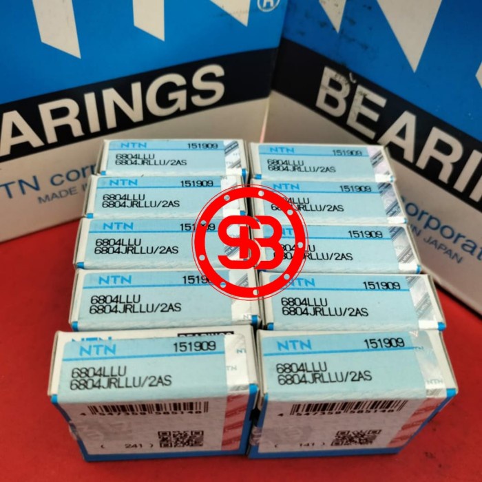 Bearing / Laker / Laher NTN 6804 2RS tutup karet