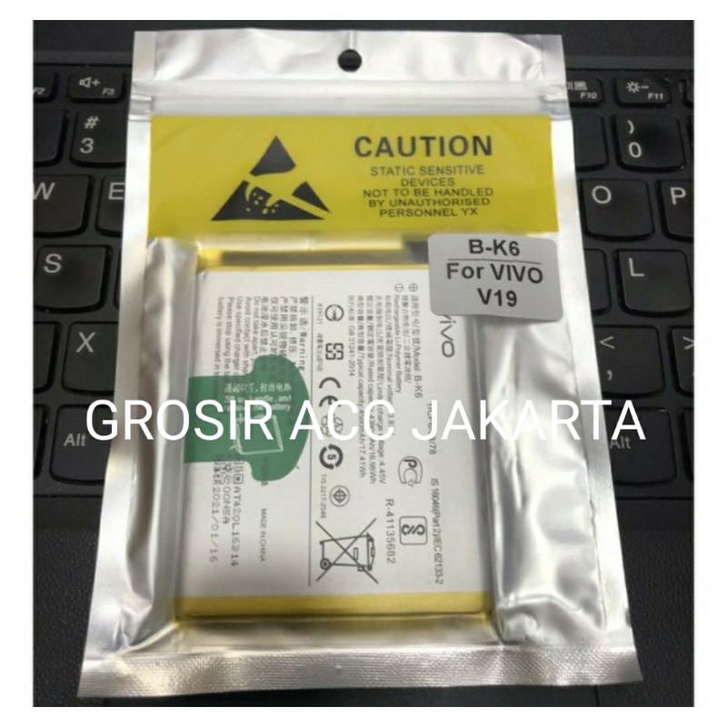 ORIGINAL 100% BATERE BATERAI BATTERY BATRE VIVO V19 V 19 BK6 B-K6 B K6 ORIGINAL BATERAI