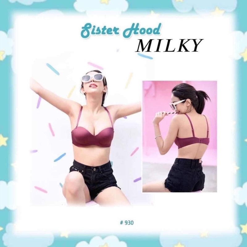 NEW BRA MILKY x SISTERHOOD 100% ORIGINAL BKK