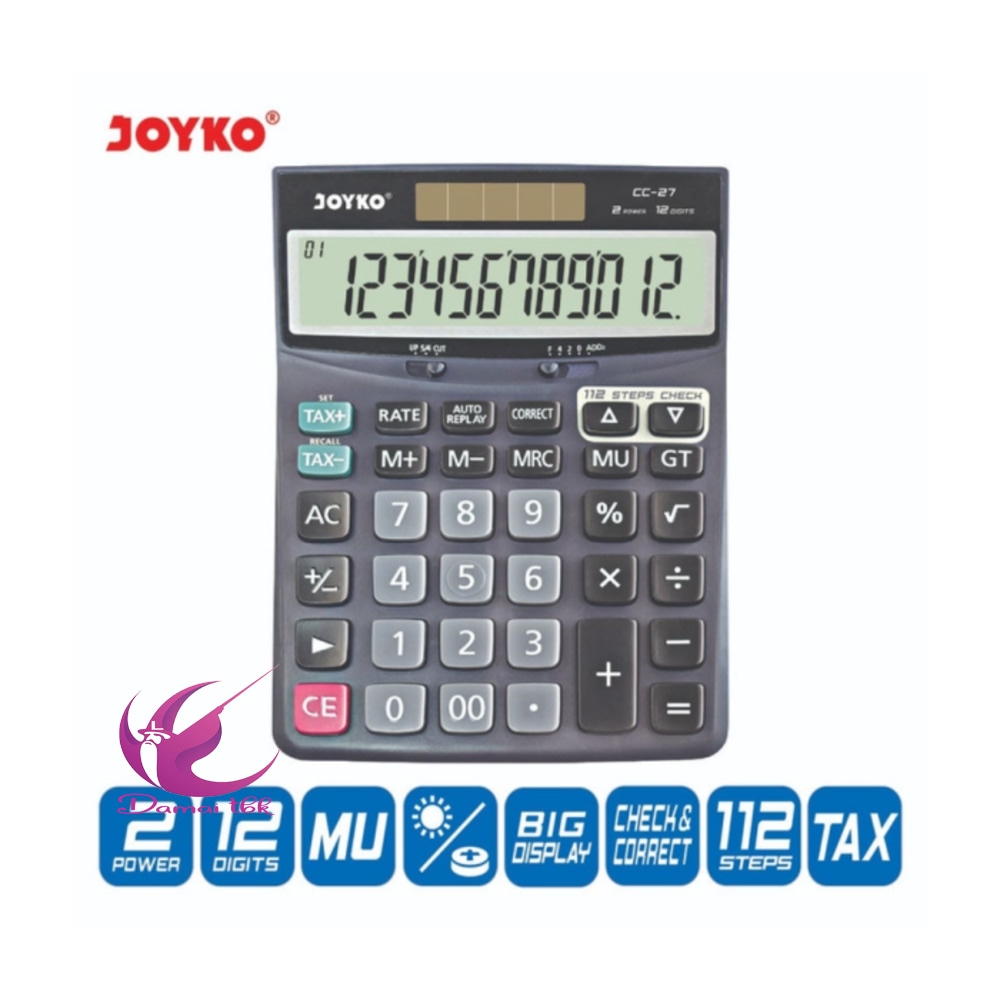 

Calculator / Kalkulator Joyko CC-27 12 Digits Check Correct