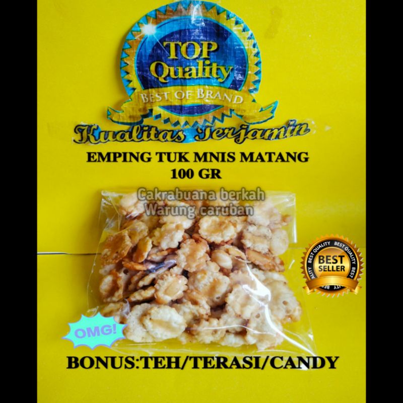 

EMPING TUK KHAS CIREBON MANIS/ORIGINAL