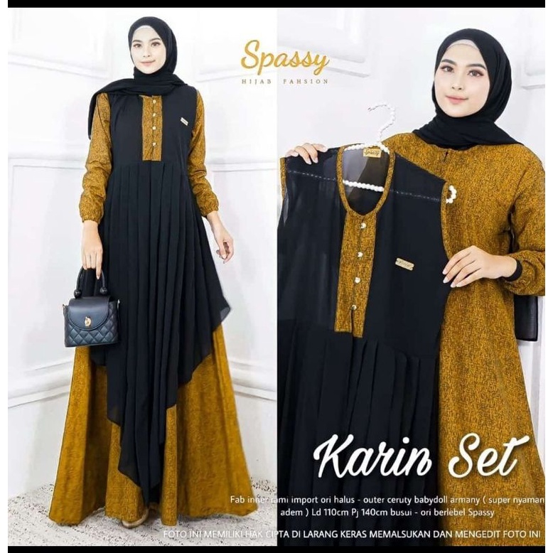 Karin Set/baju kondangan/set muslim/baju muslim
