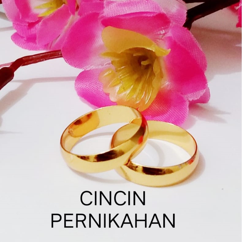 Kenten Acc - Cincin Pernikahan Perhiasan Couple Warna Emas Xuping Fashion / Cincin C-1