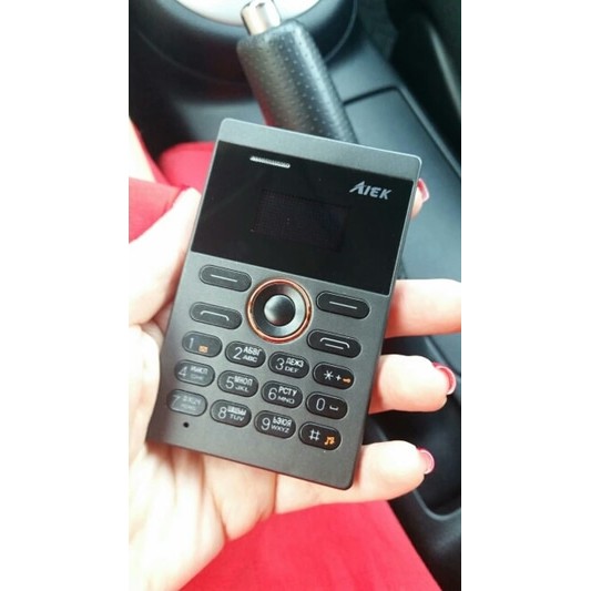 Aiek / Ifcane E1 mini phone Cardphone Gold, Hitam & Putih