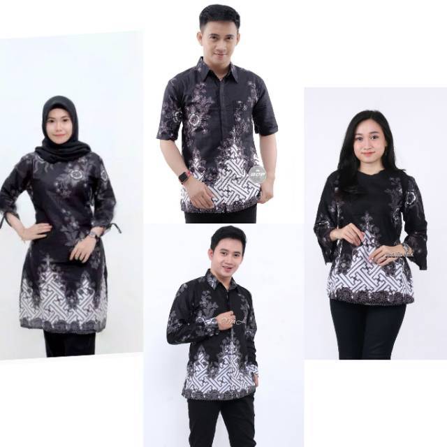 PB | Couple Batik Tunik Atasan Baju Pasangan Murah Pesta Kondangan