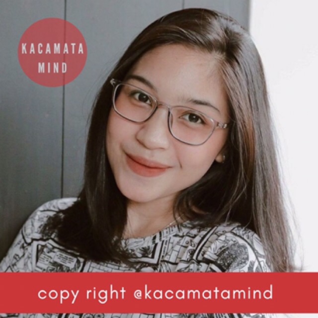 Frame Kacamata Korea Jane Kotak Pria Wanita by kacatamind