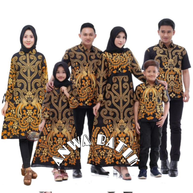 Sale Bisah Pisah - Batik Couple Keluarga Sania Ruffle Ori Ndoro Jowi Dnt Motif Pari Mas dm9mXg3SeG1n8q7