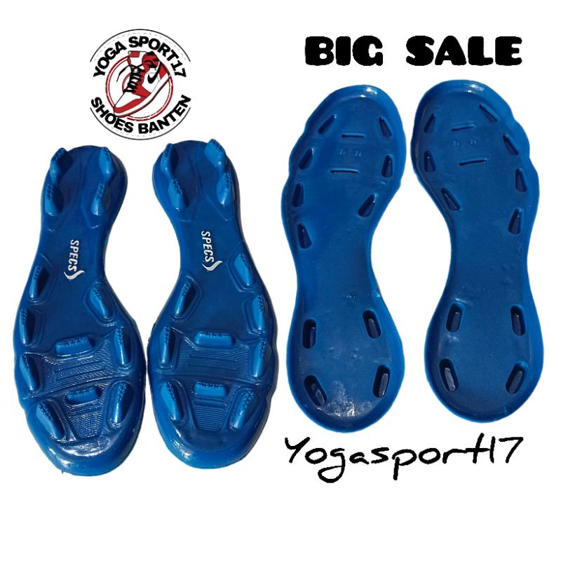 Outsole/telapak sepatu bola specs, bawahan sepatu bola lentur