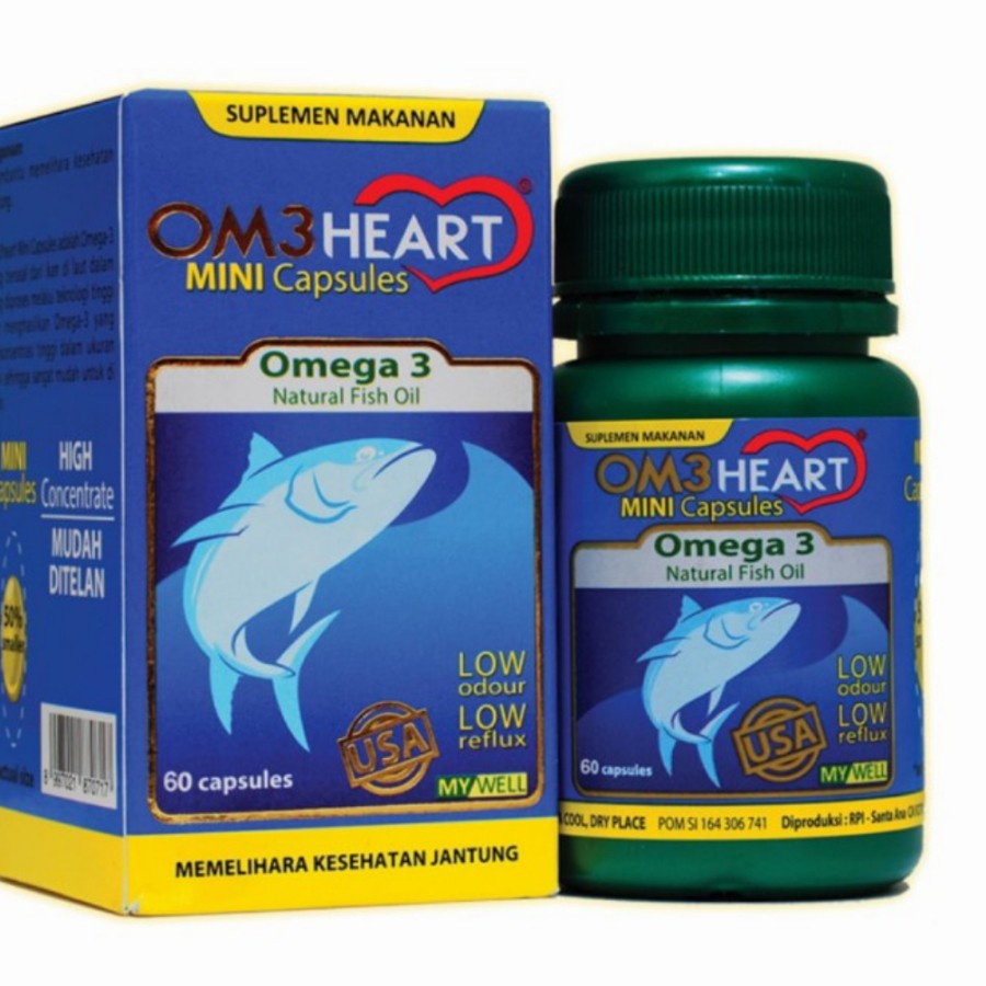 Om3 Heart isi 60 kapsul ome heart