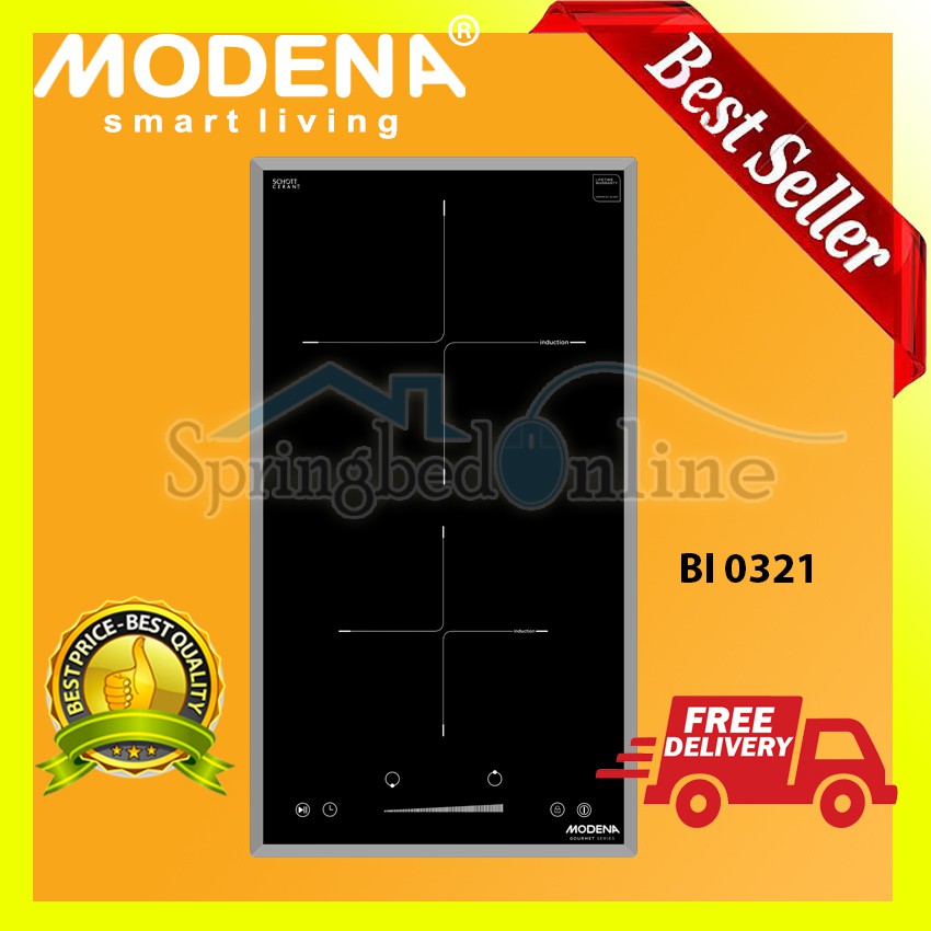 Vitroceramic Hob Modena - Kompor Listrik Modena - BI 0321 - Garansi Resmi