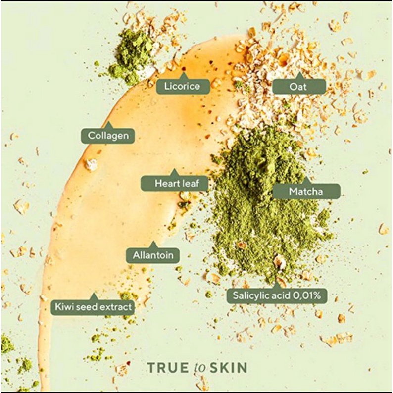 True to Skin Matcha Oat Gentle Cleanser 100ml