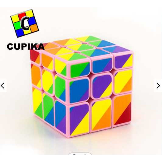 Rubik Mirror YONGJUN Rainbow UNEQUAL Mirror 3x3 PELANGI unik keren