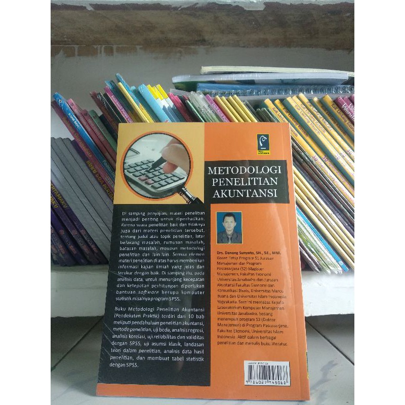 Buku Metodologi Penelitian Akuntansi Drs Danang Sunyoto Se Sh Mm Shopee Indonesia